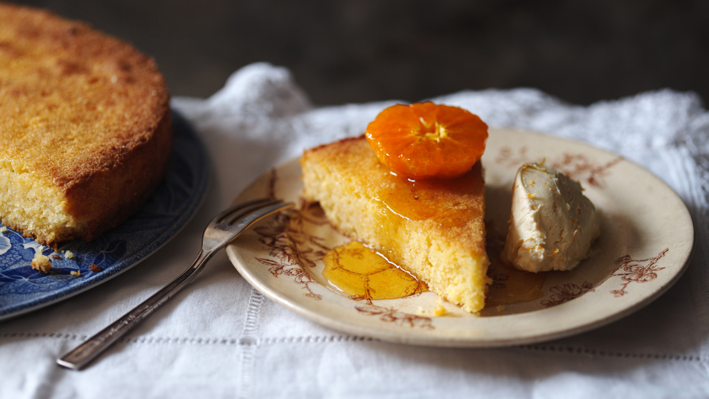 Polenta and Great Ness Orange Zest Rapeseed Oil Cake - blog | Great Ness Oil